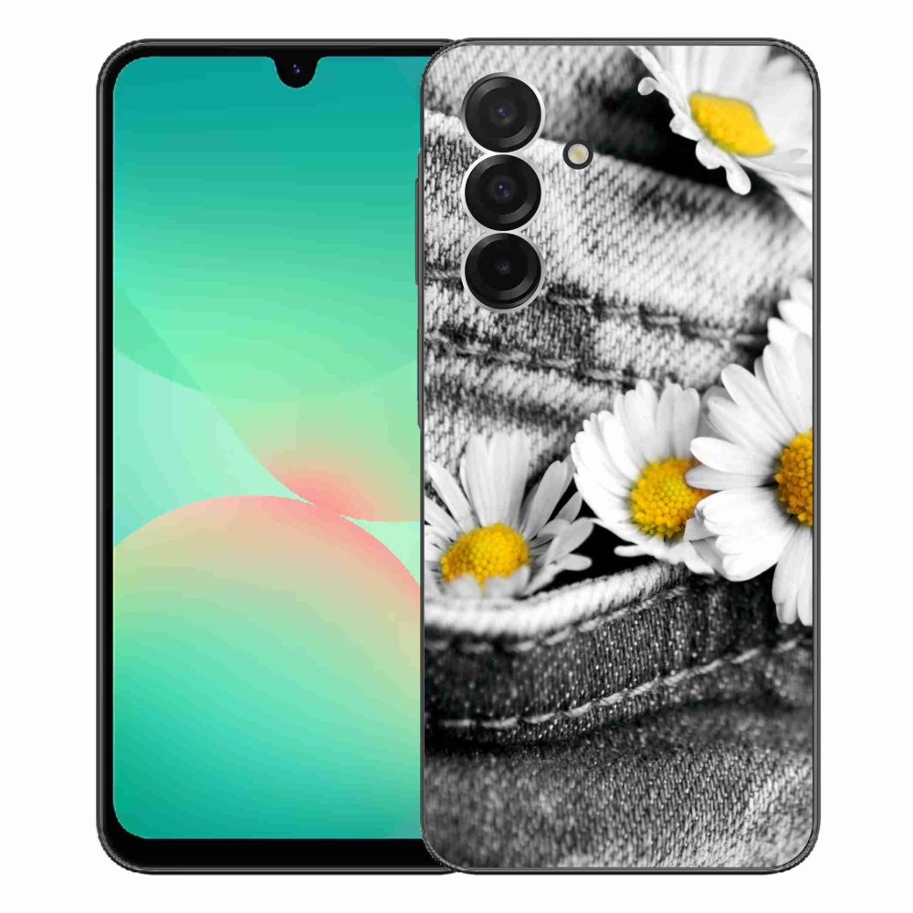 Gélový kryt mmCase na Samsung Galaxy A26 5G - margaréty