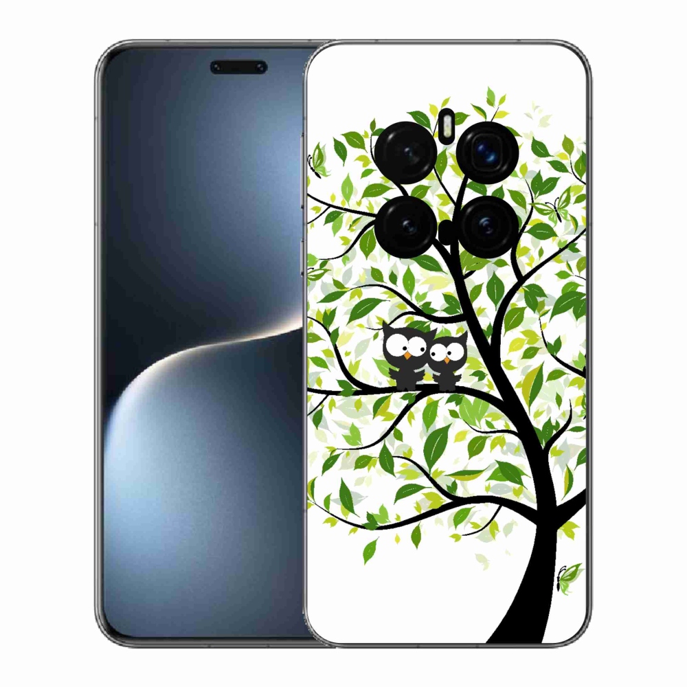 Gélový kryt mmCase na Honor Magic 7 Pro 5G - malej sovy na strome