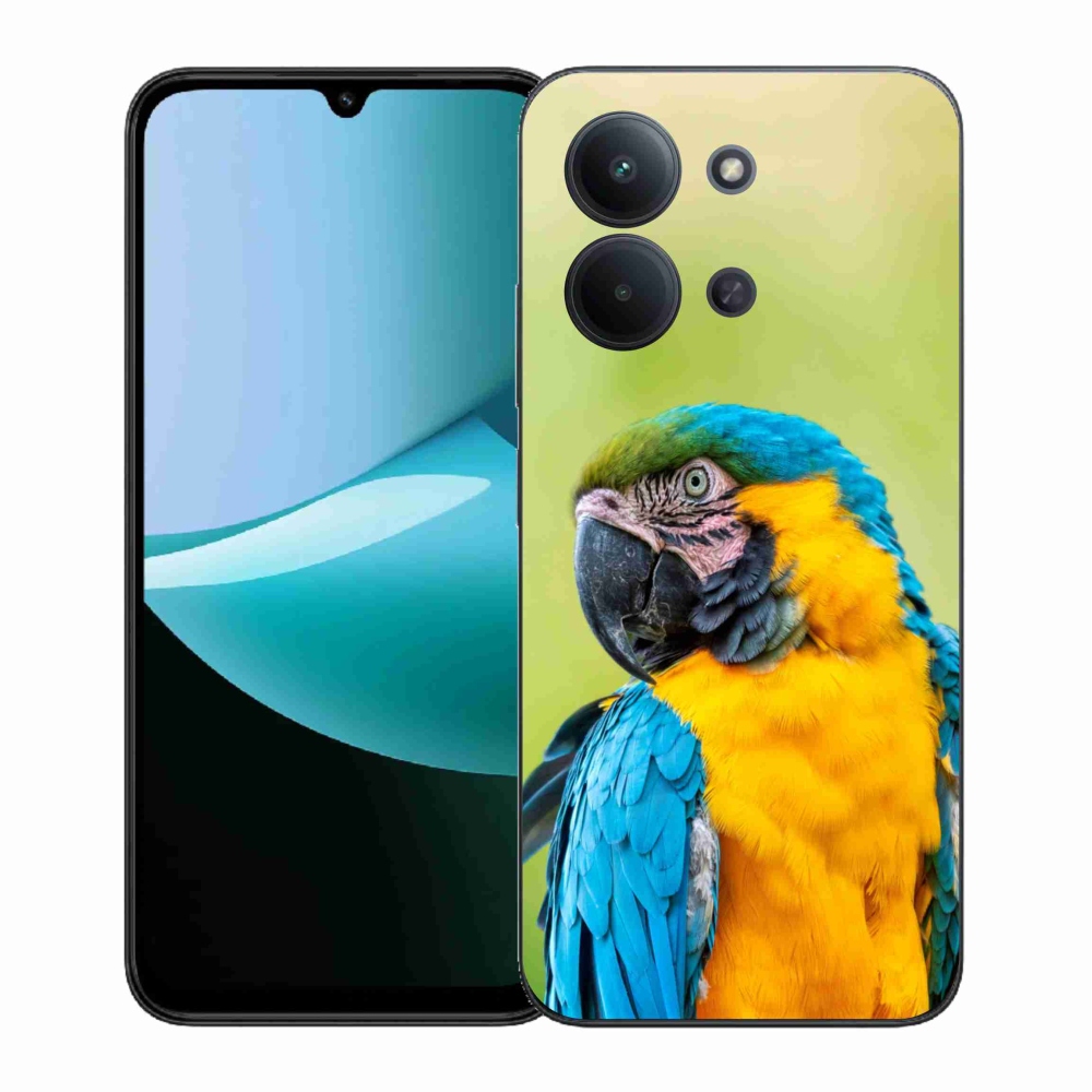 Gélový kryt mmCase na Xiaomi Redmi 15C 4G (171mm)/Poco C85 4G (171mm) - papagáj ara 2