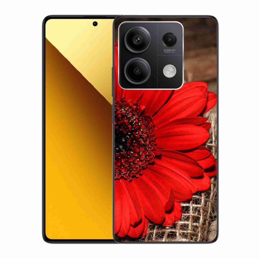 Gélový kryt mmCase na Xiaomi Redmi Note 13 5G - gerbera