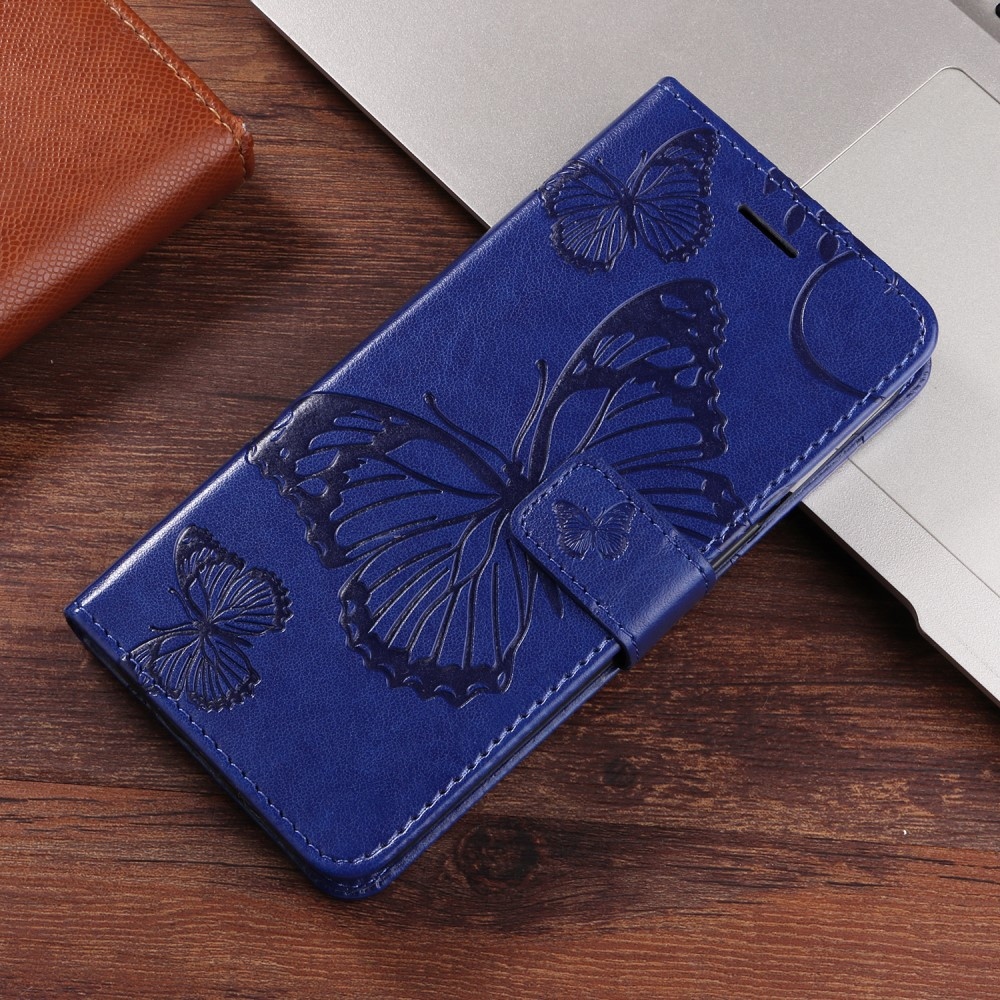 Big Butterfly knižkové púzdro na Xiaomi Redmi A5 (171.7x77.8x8.3mm) - modré