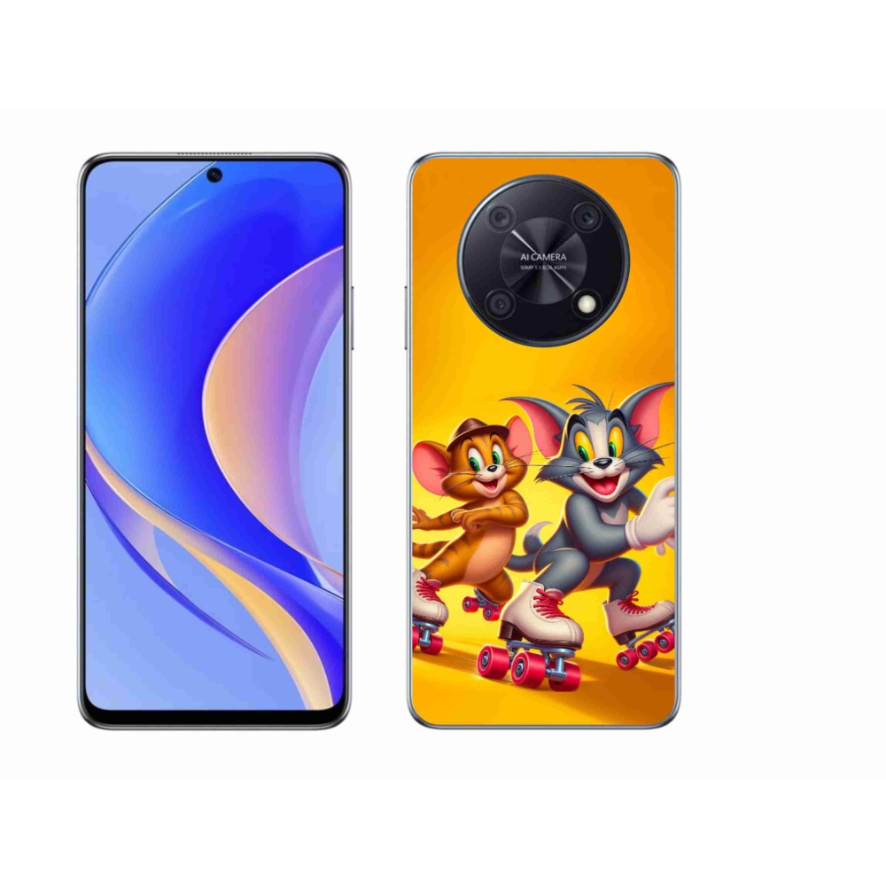 Gélový kryt mmCase na Huawei Nova Y90 - tom a jerry