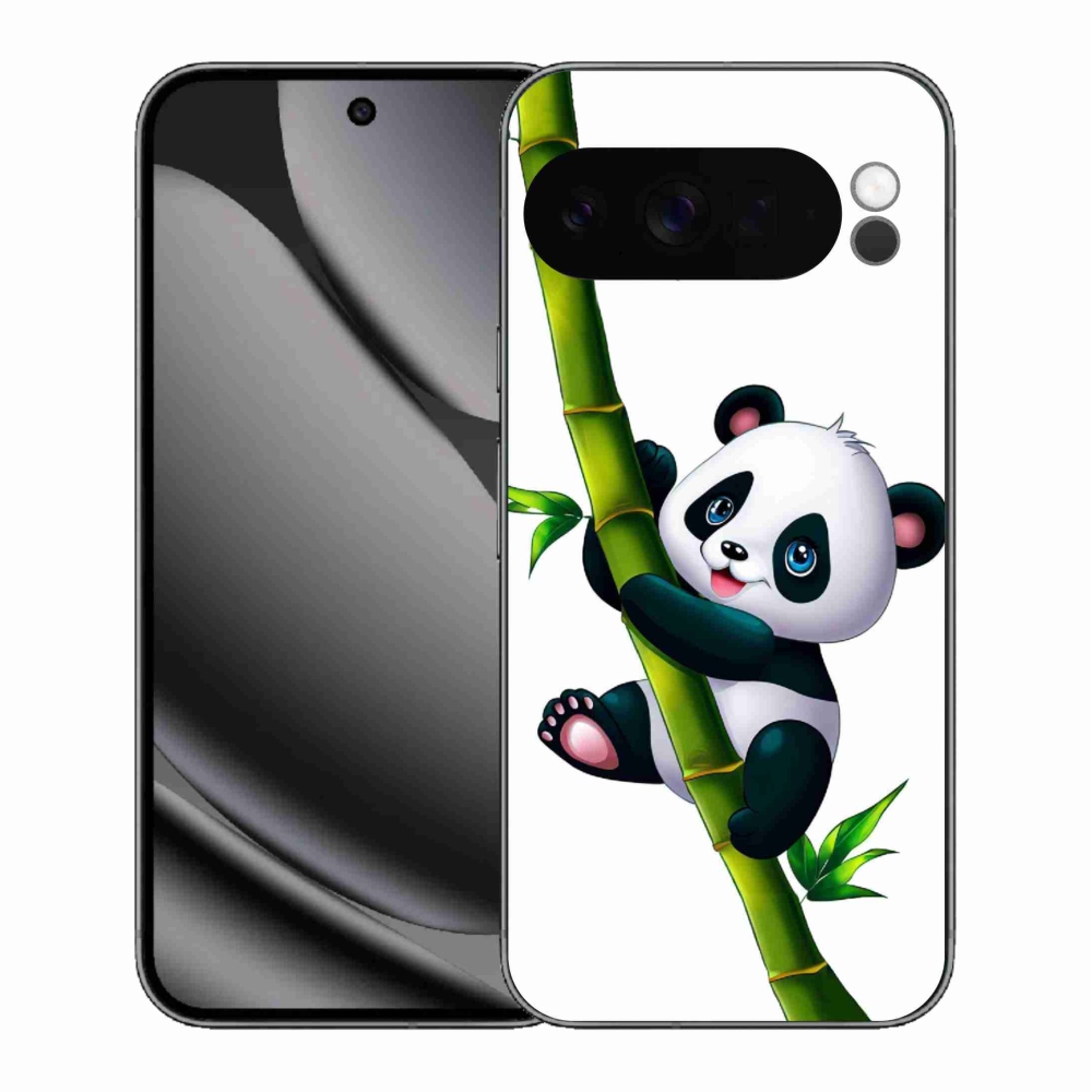 Gélový kryt mmCase na Google Pixel 10 Pro XL - panda na bambuse