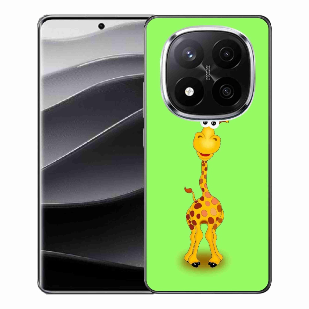 Gélový kryt mmCase na Xiaomi Redmi Note 14 Pro+ 5G - kreslená žirafa