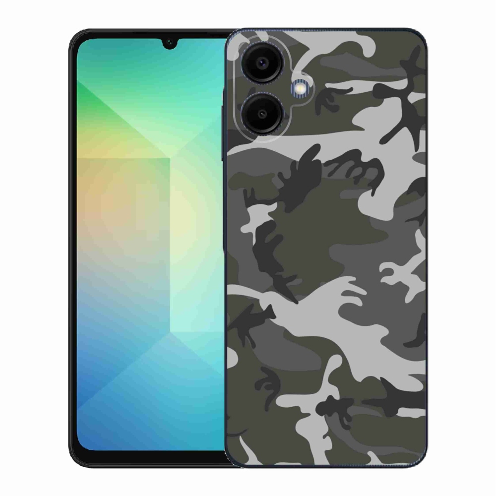 Gélový kryt mmCase na Samsung Galaxy A06 4G - maskáčový vzor