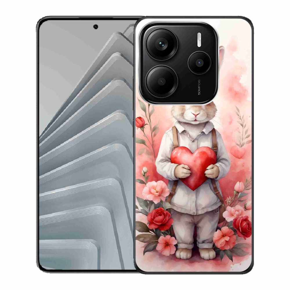 Gélový kryt mmCase na Xiaomi Redmi Note 14 5G - zaisťuje srdiečko