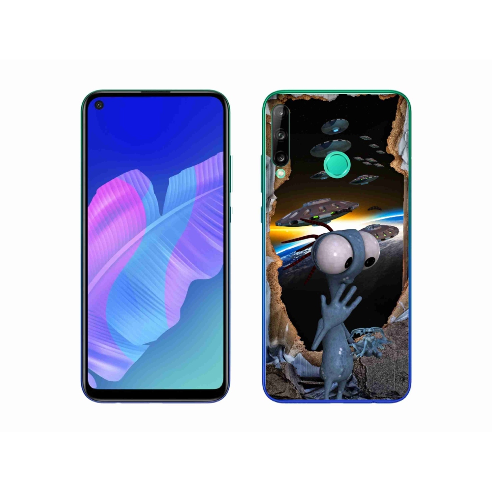 Gelový kryt mmCase na Huawei P40 Lite E - mimozemšťan