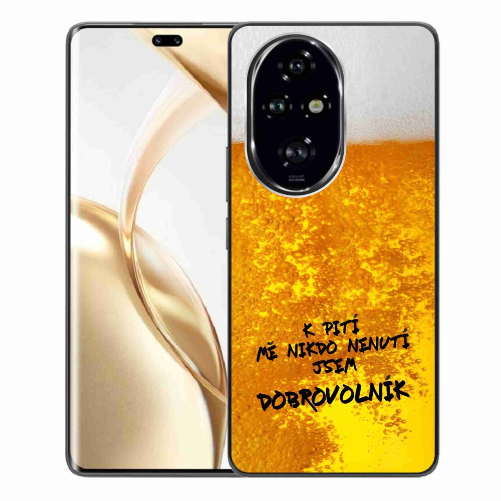 Gélový kryt mmCase na Honor 200 Pro 5G - pivný motív 4