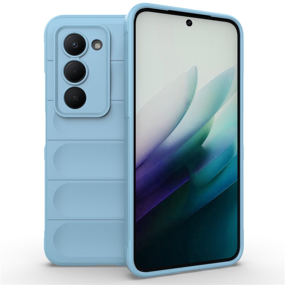 Rugg odolný gélový obal na Xiaomi Redmi 15 4G (171mm) - svetlomodrý