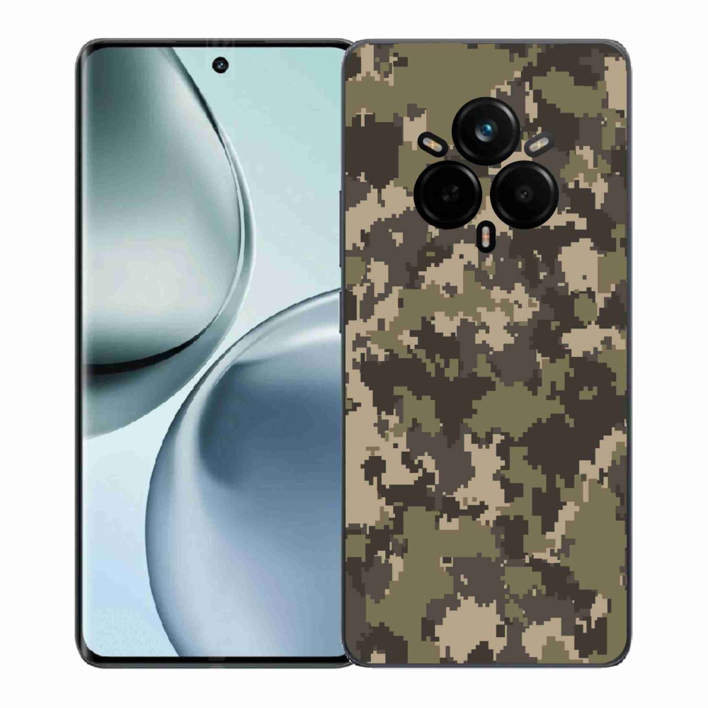 Gélový kryt mmCase na Realme 14 Pro+ 5G - maskáčový vzor 12