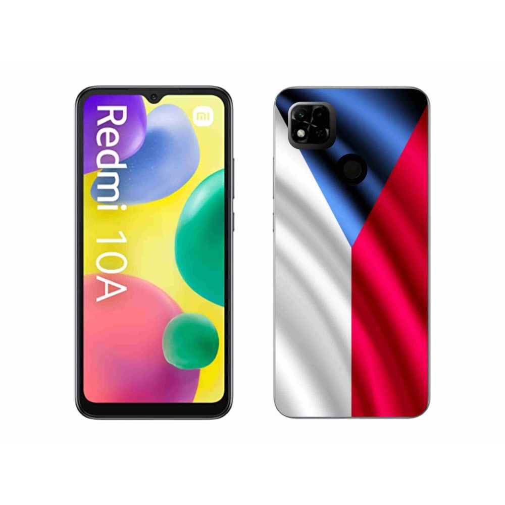 Gélový kryt mmCase na mobil Xiaomi Redmi 10A - česká vlajka