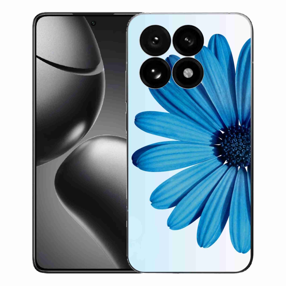 Gélový kryt mmCase na Xiaomi 15T - modrá margaréta