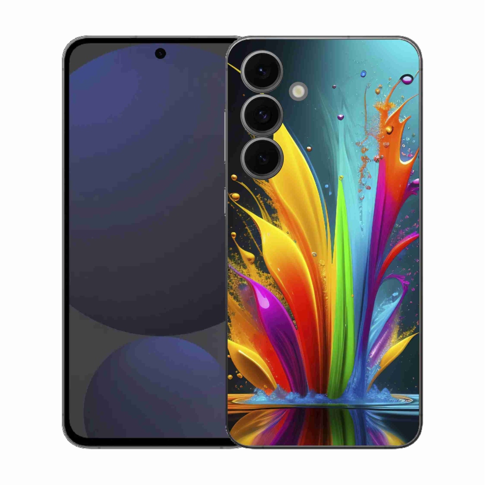 Gélový kryt mmCase na Samsung Galaxy S25 FE - abstraktný motív 1