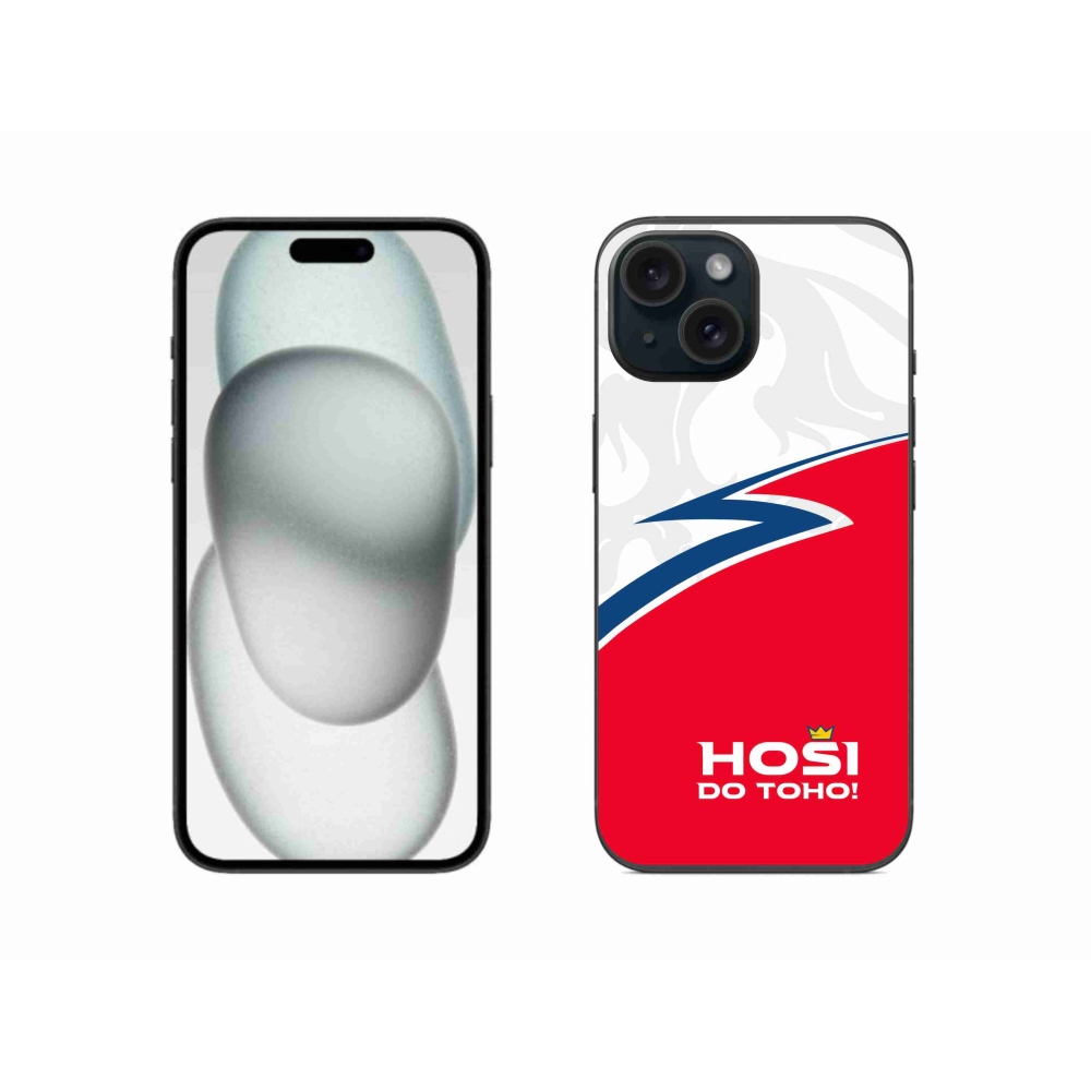 Gélový kryt mmCase na iPhone 15 - chlapci do toho 1