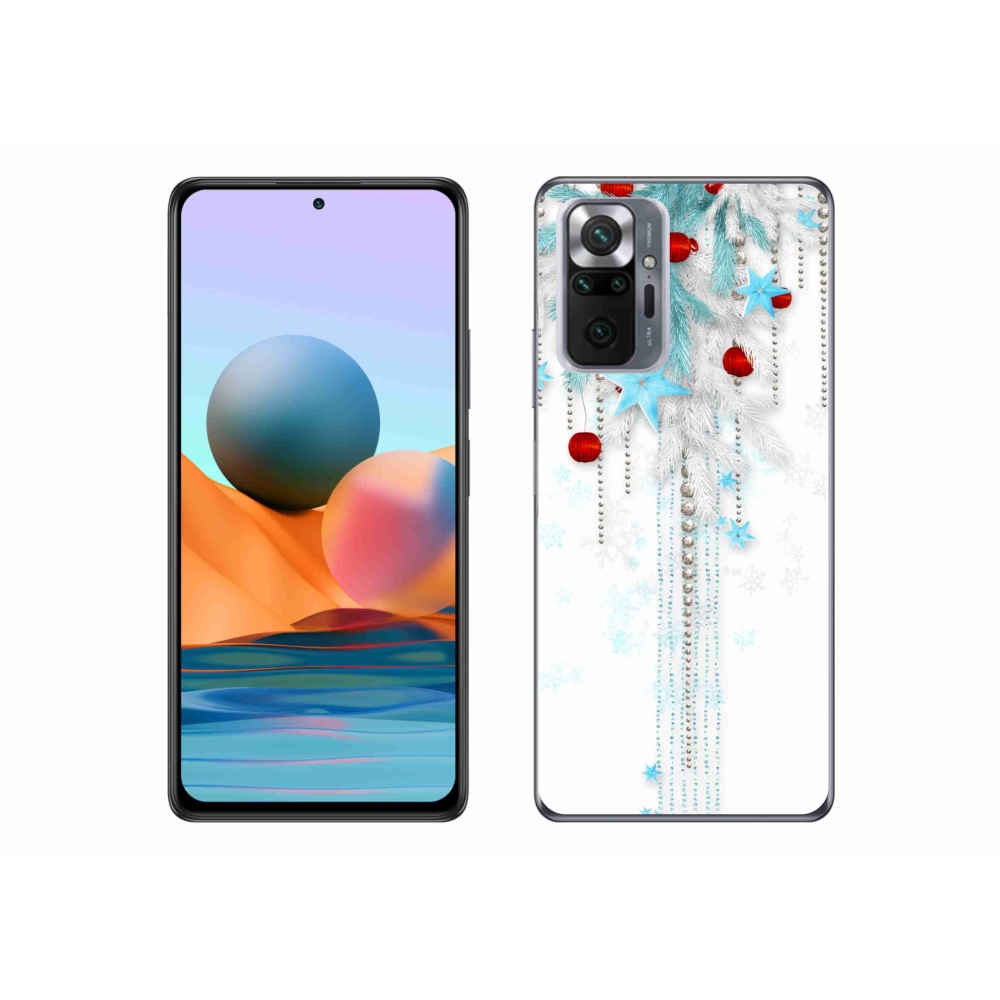 Gélový kryt mmCase na Xiaomi Redmi Note 10 Pro - vianočné ozdoby