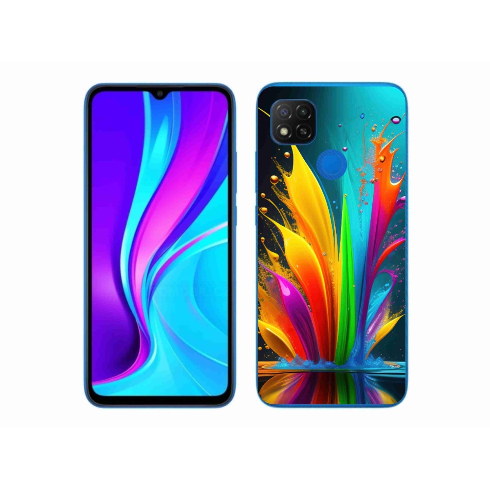 Gelový kryt mmCase na Xiaomi Redmi 9C - abstraktní motiv 1