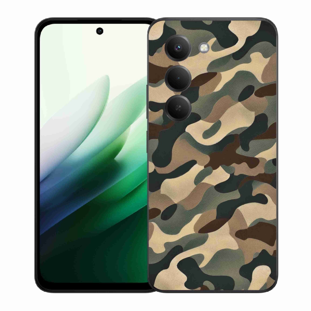 Gélový kryt mmCase na Xiaomi Redmi 15 5G (169mm) - maskáčový vzor 11