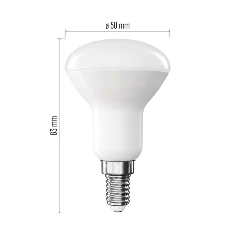 LED žiarovka Classic R50 / E14 / 4,2 W (40 W) / 470 lm / neutrálna biela
