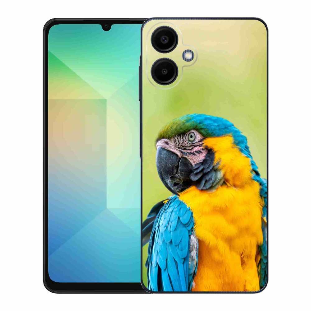 Gélový kryt mmCase na Samsung Galaxy A06 4G - papagáj ara 2