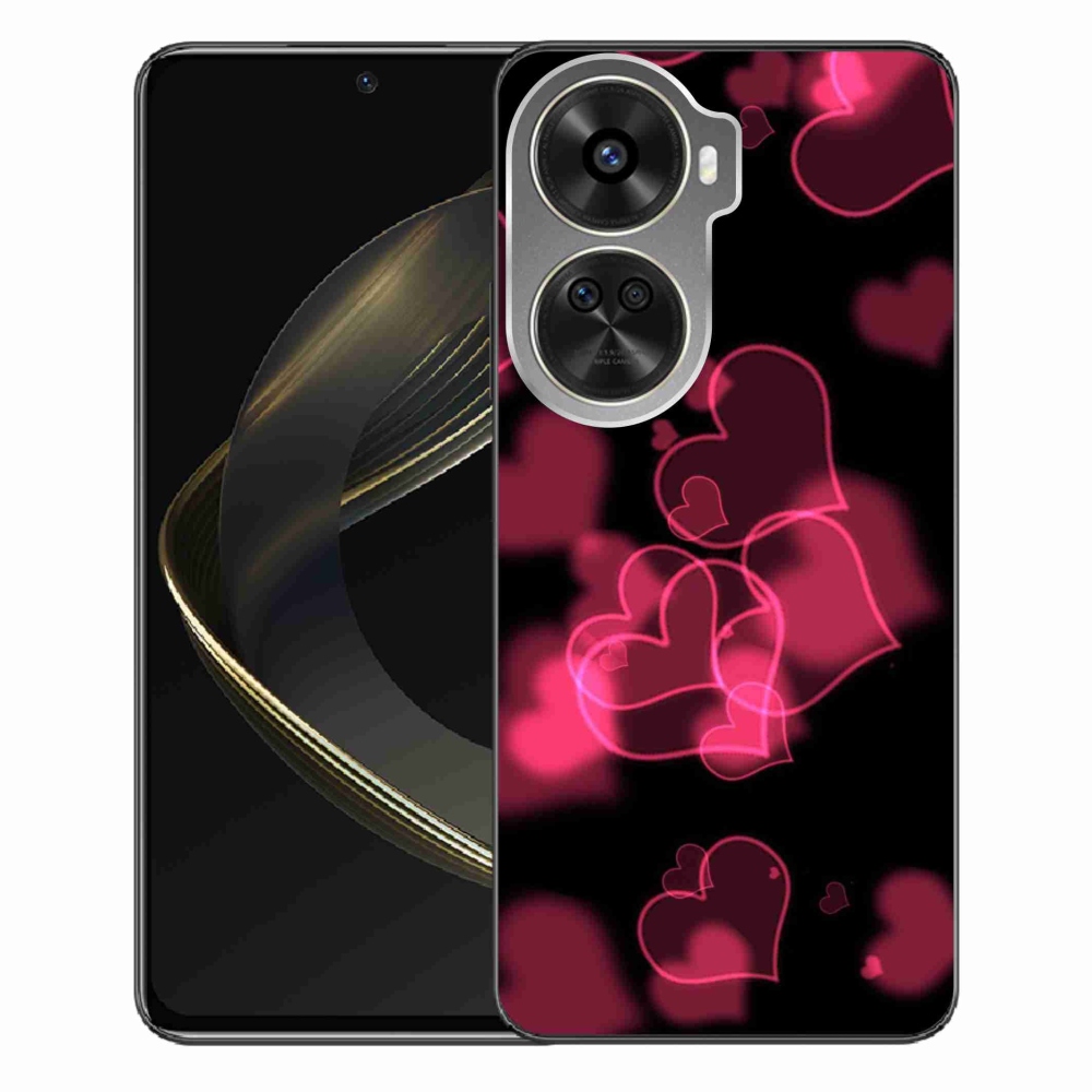 Gélový kryt mmCase na Huawei Nova 12 SE - červená srdiečka
