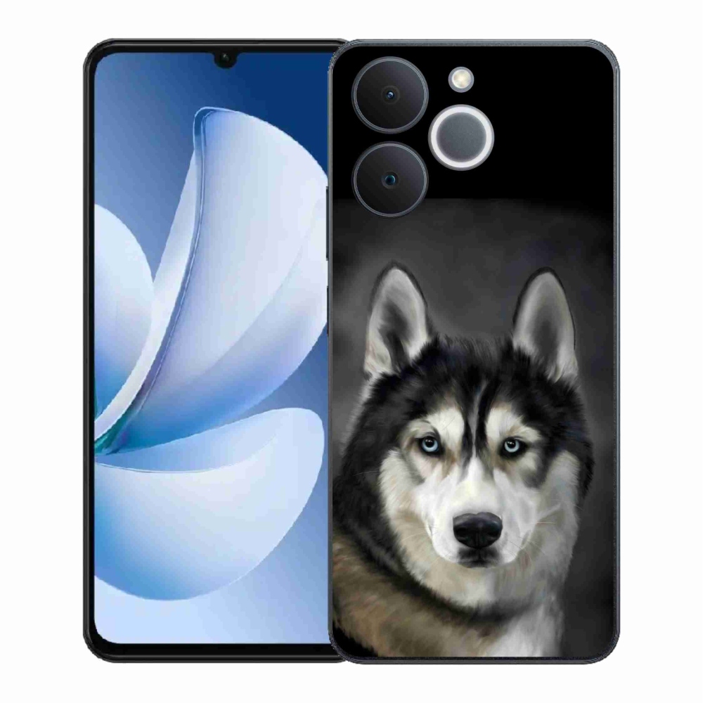 Gélový kryt mmCase na Realme Note 70T - husky
