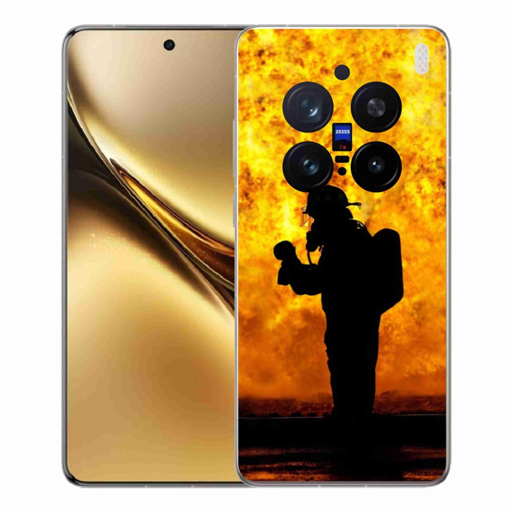 Gélový kryt mmCase na Vivo X200 Pro 5G - hasič