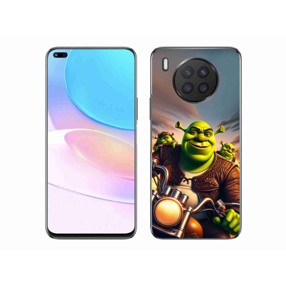 Gélový kryt mmCase na Honor 50 Lite - shrek na motorke