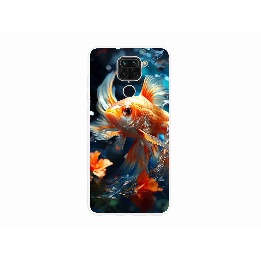 Gelový kryt mmCase na Xiaomi Redmi Note 9 - rybka