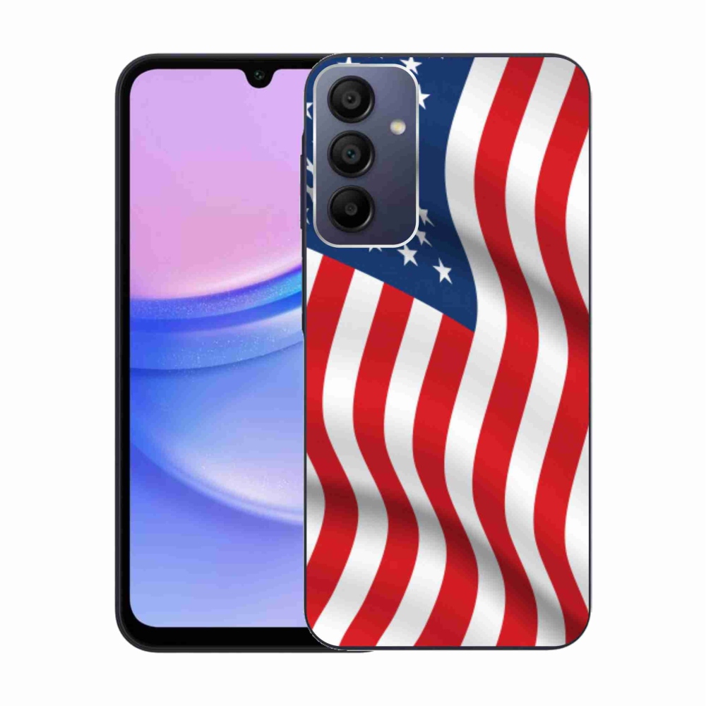 Gélový kryt mmCase na Samsung Galaxy A15 4G/5G - USA vlajka