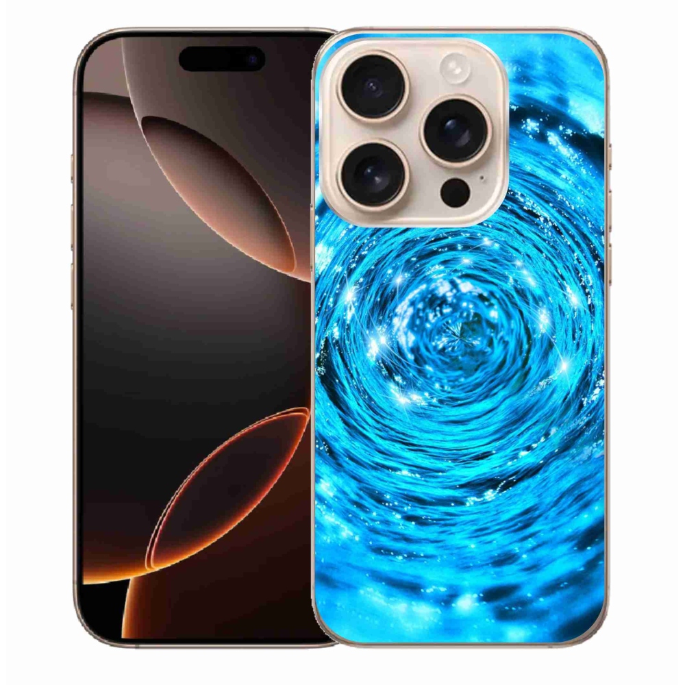 Gélový kryt mmCase na iPhone 16 Pro Max - vodný vír