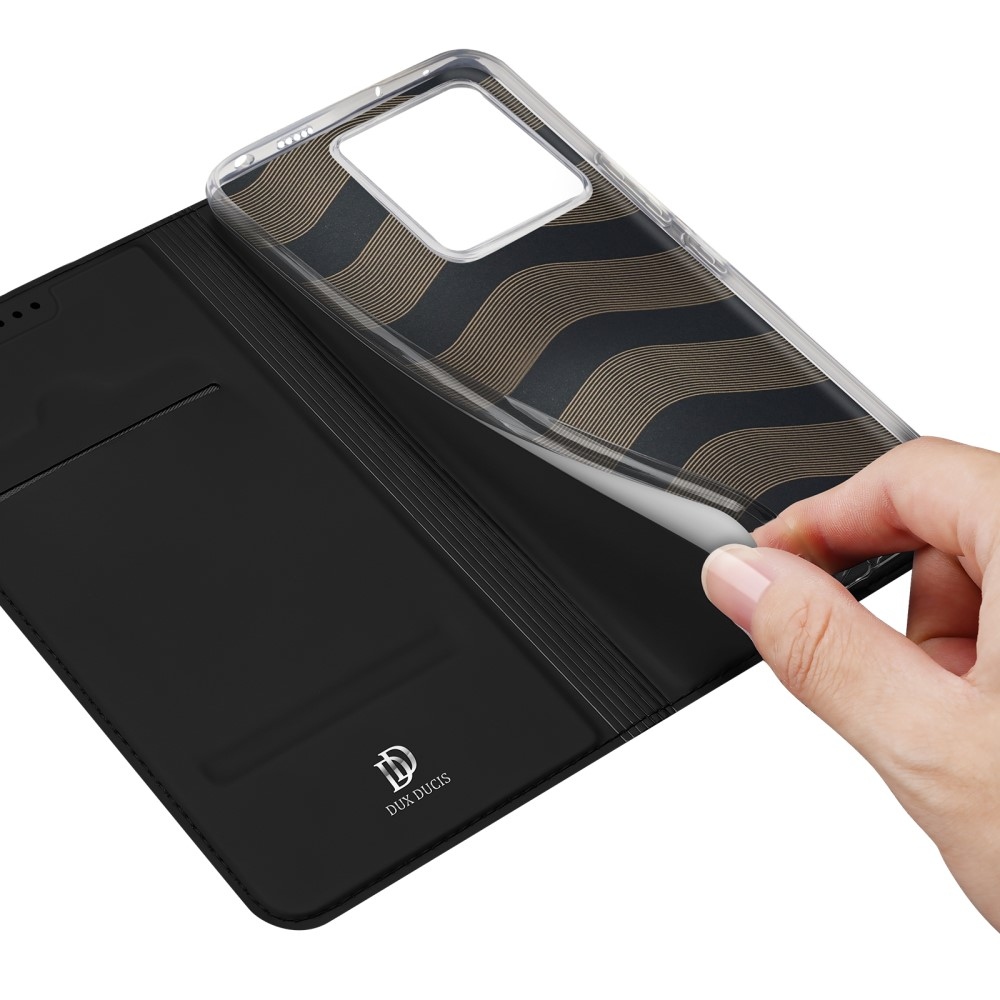 DUX knižkové púzdro na Xiaomi Redmi Note 14S - čierne