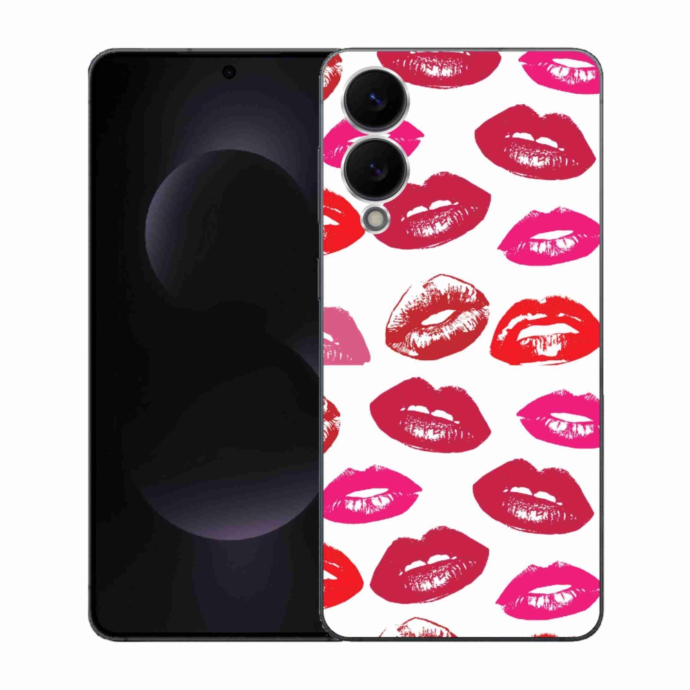 Gélový kryt mmCase na Samsung Galaxy S25 Edge - pery