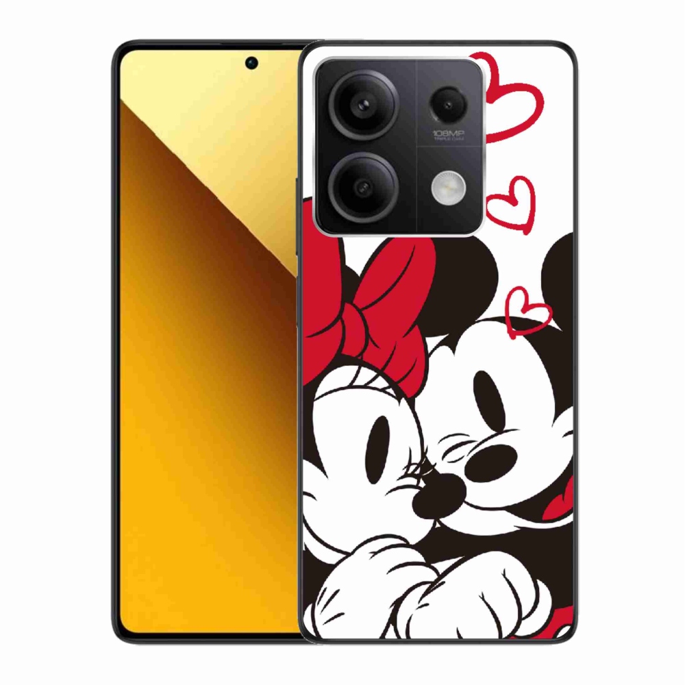 Gélový kryt mmCase na Xiaomi Redmi Note 13 5G - minnie a mickey