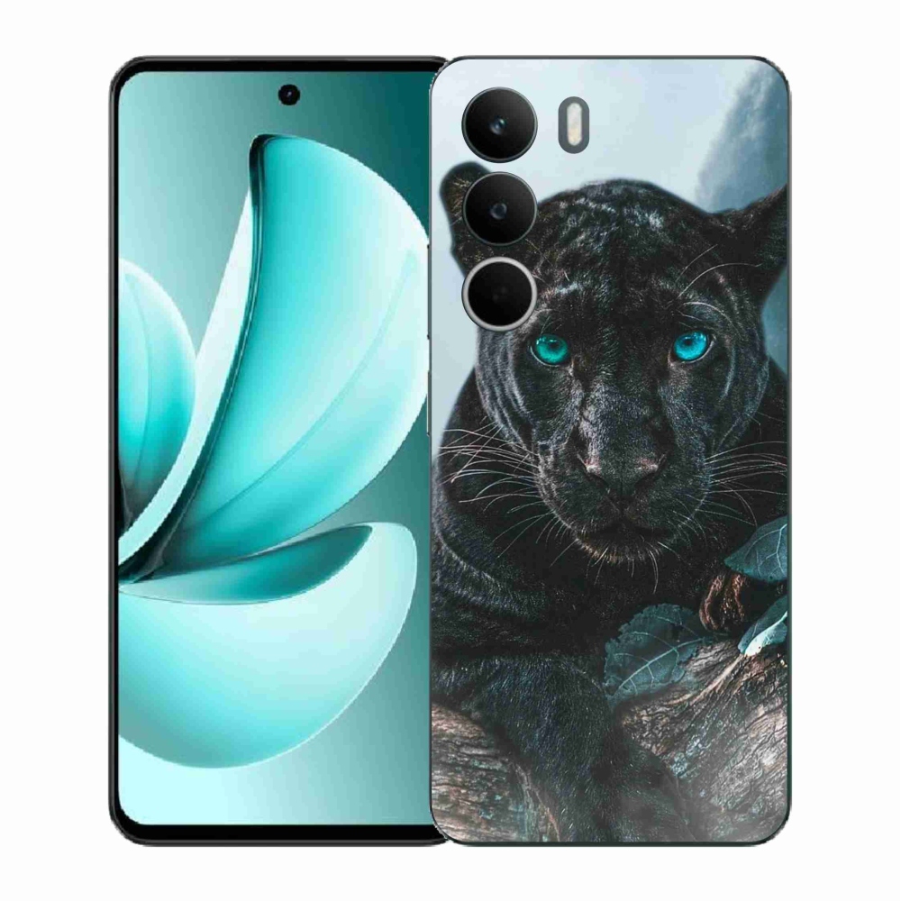 Gélový kryt mmCase na Realme C71 - čierny panter