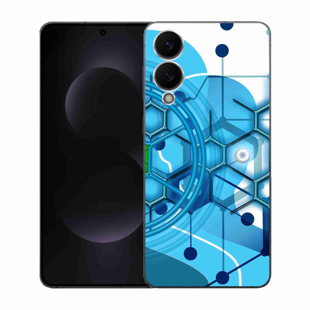 Gélový kryt mmCase na Samsung Galaxy S25 Edge - abstraktný vzor 2