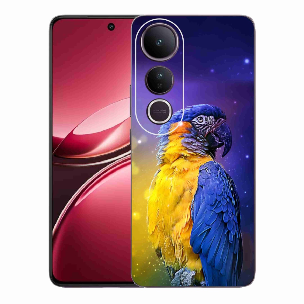Gélový kryt mmCase na Vivo V50 Lite 4G/5G - papagáj ara 1