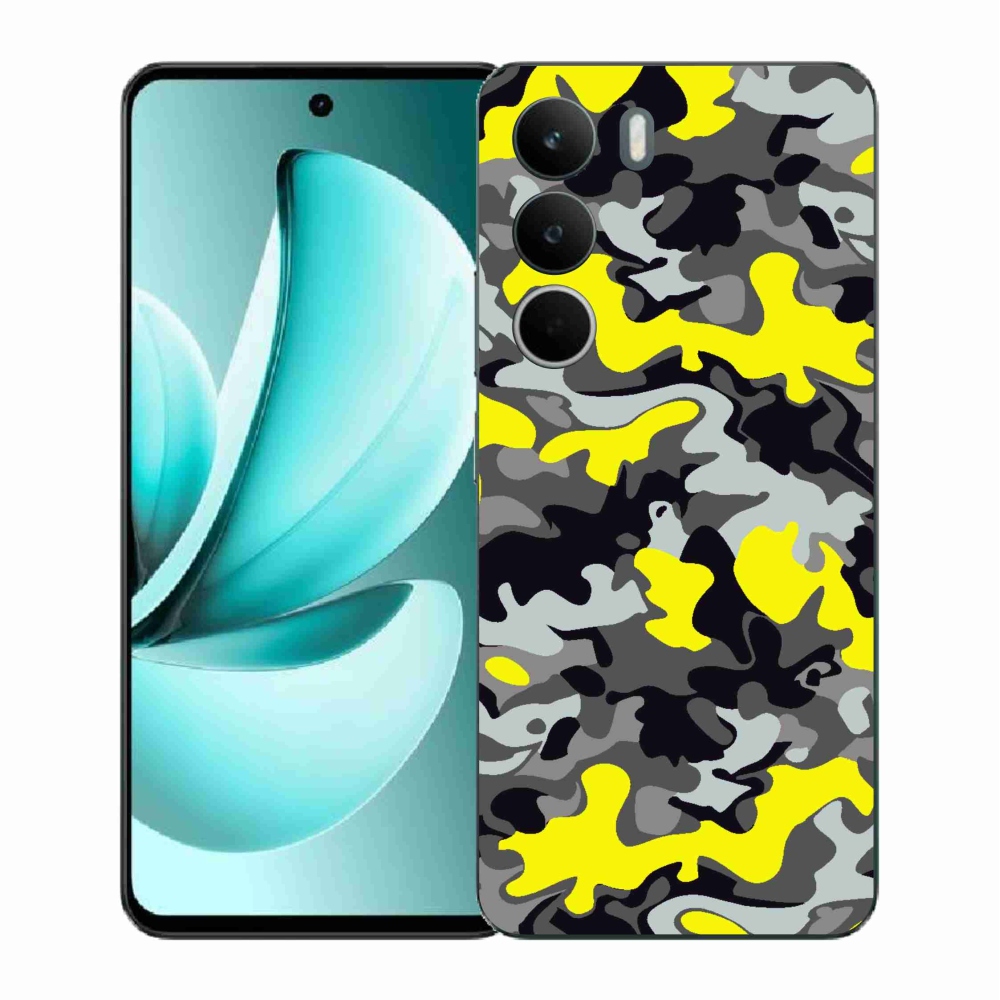 Gélový kryt mmCase na Realme C71 - maskáčový vzor 6