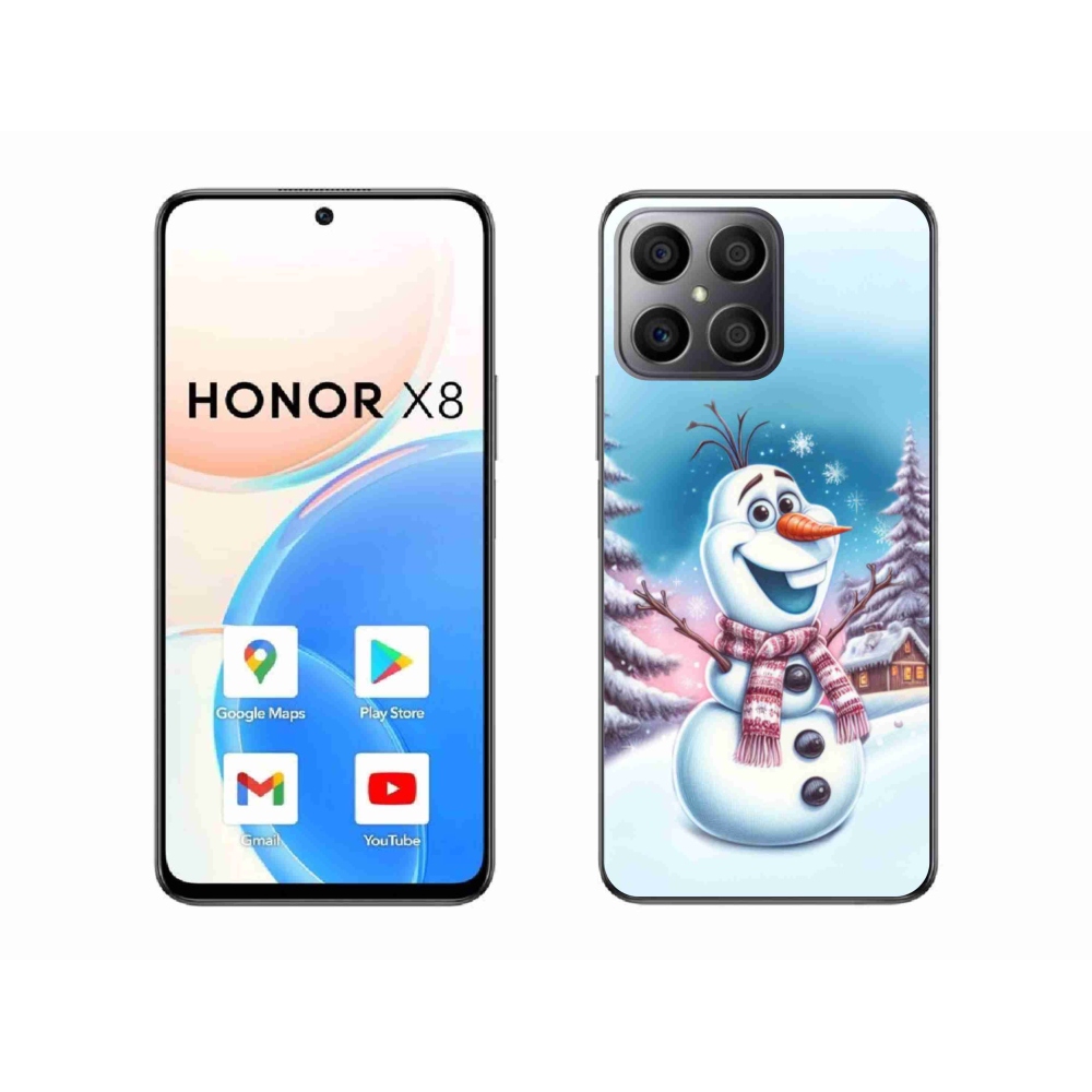 Gélový kryt mmCase na Honor X8 4G - ľadové kráľovstvo