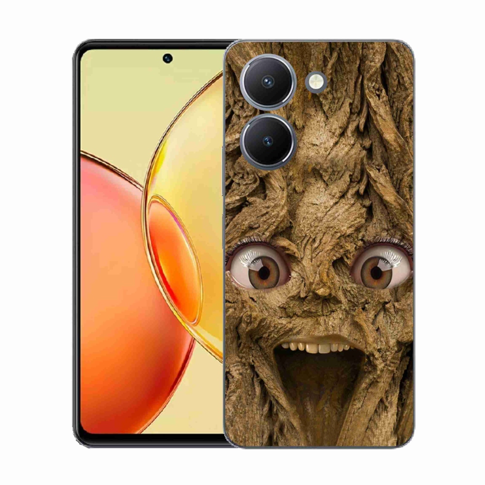 Gélový kryt mmCase na Vivo Y36 - veselý strom s očami