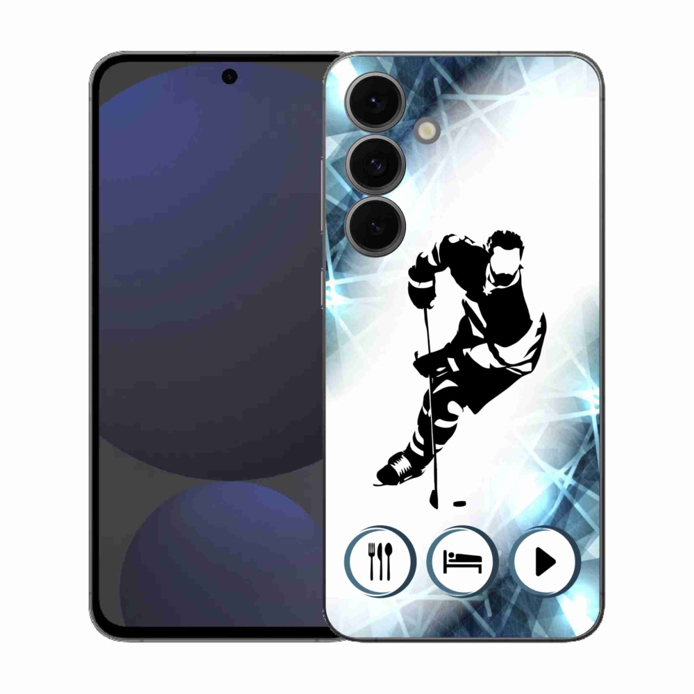 Gélový kryt mmCase na Samsung Galaxy S25 FE - hokej 1