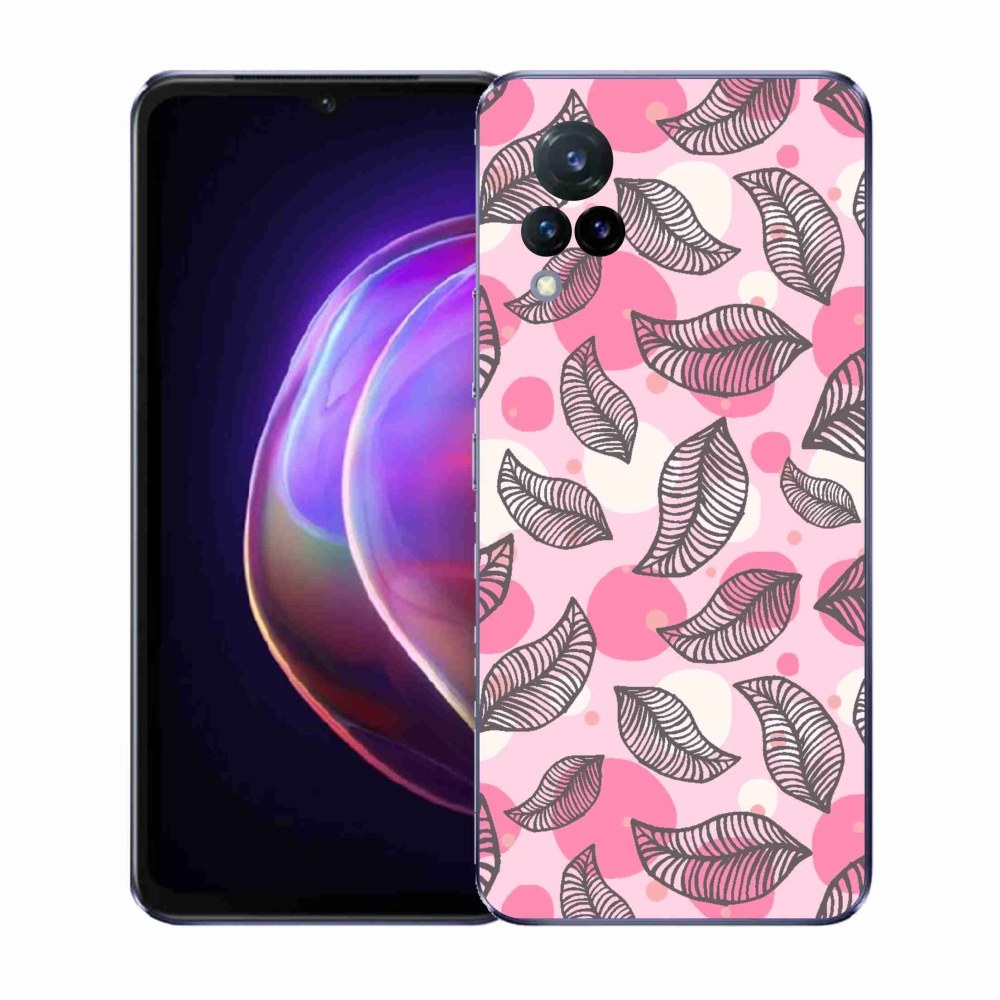 Gélový kryt mmCase na Vivo V21 4G/5G - kreslené padajúce listy