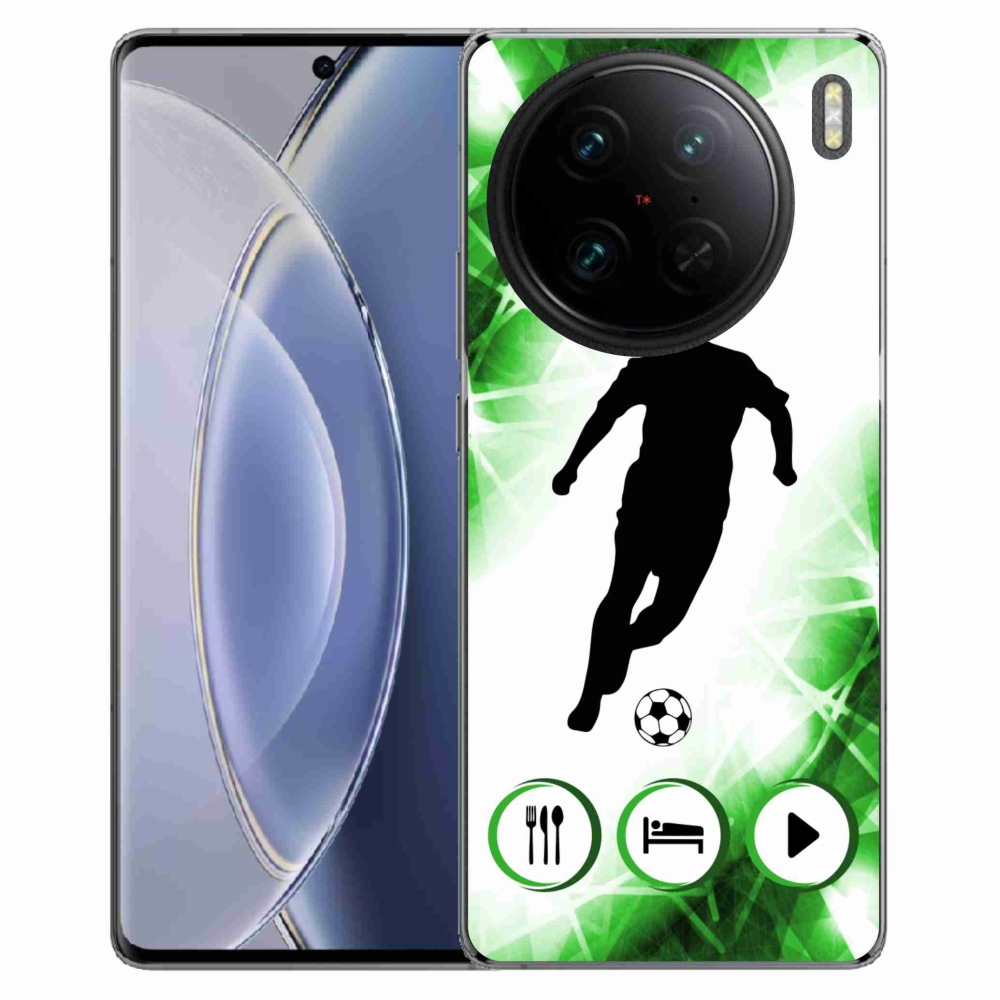 Gélový kryt mmCase na Vivo X90 Pro - futbalista