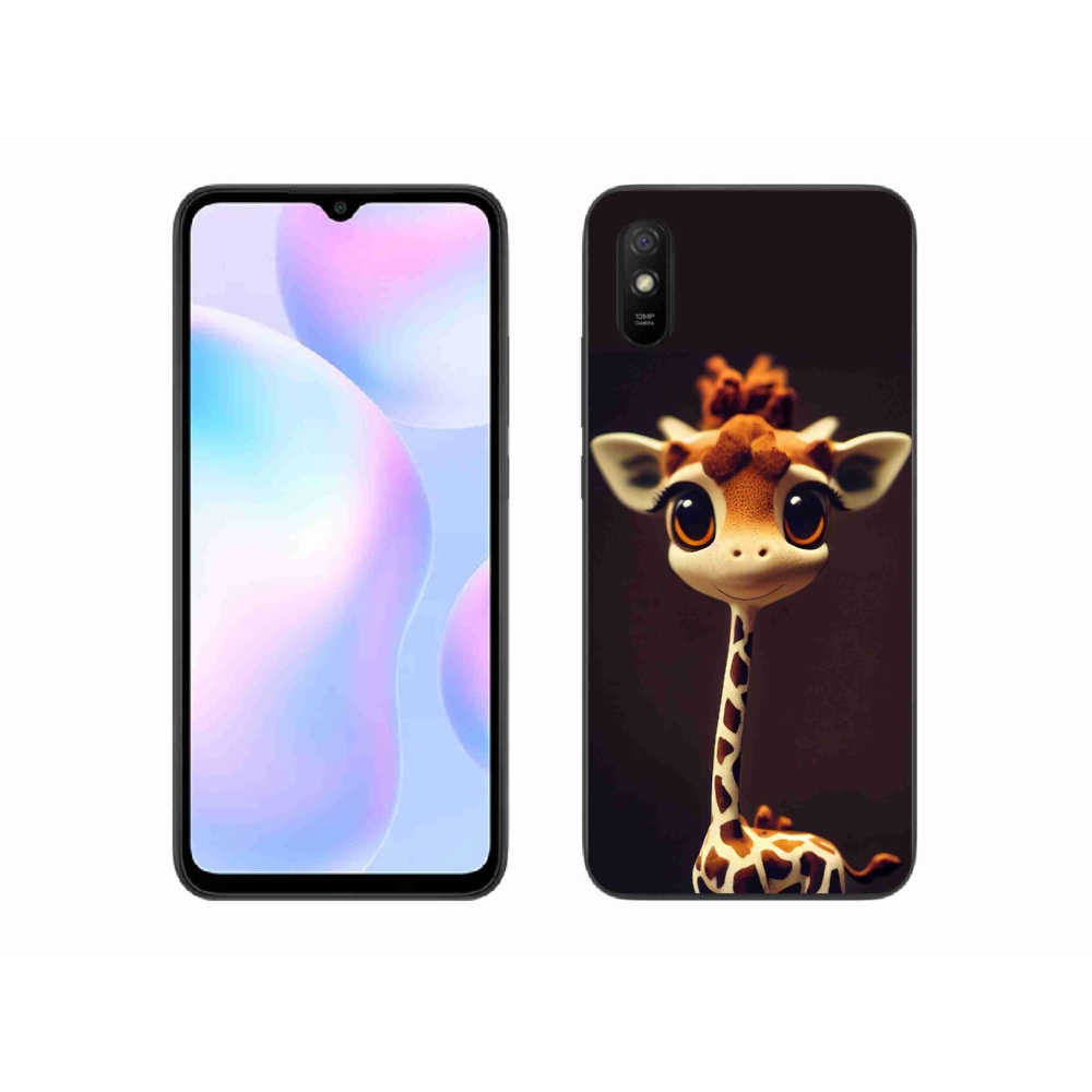 Gélový kryt mmCase na Xiaomi Redmi 9A - malá žirafa