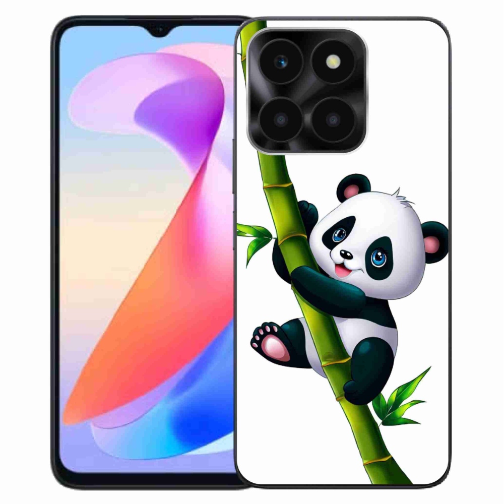 Gélový kryt mmCase na Honor X6a - panda na bambuse