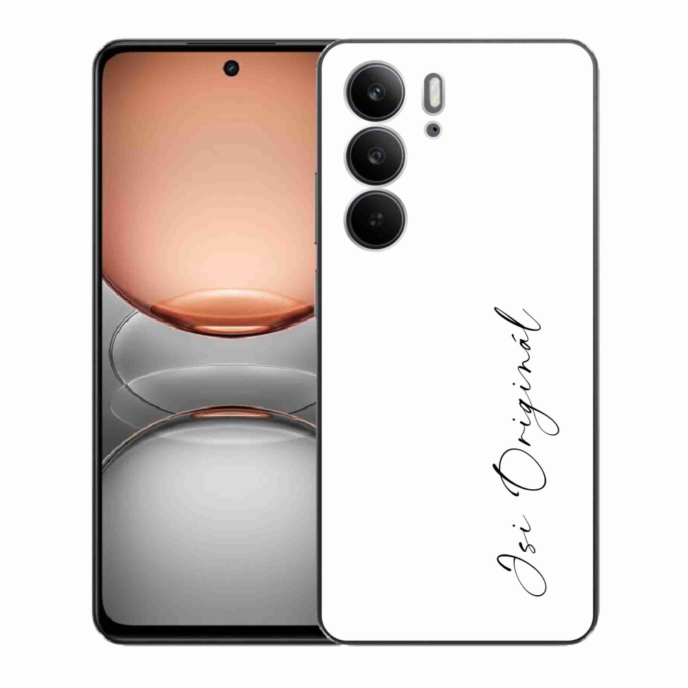 Gélový kryt mmCase na Realme C75 - si originál biele pozadie