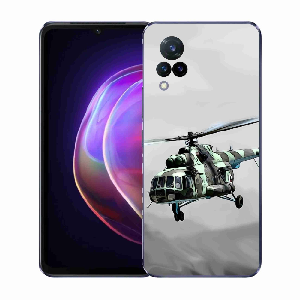 Gélový kryt mmCase na Vivo V21 4G/5G - vojenský vrtuľník