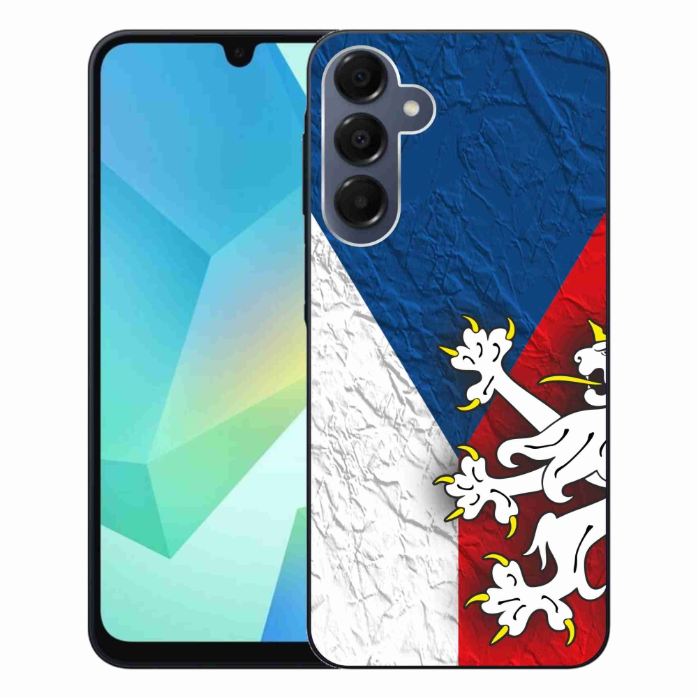 Gélový kryt mmCase na Samsung Galaxy A16 4G/5G - česká vlajka 1