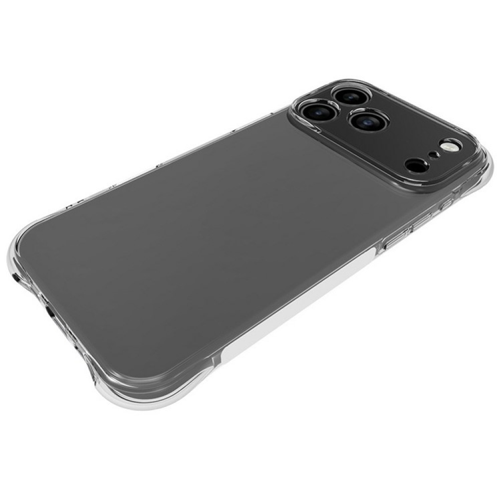 Priehľadný gélový obal na iPhone 17 Pro Max - priehľadný