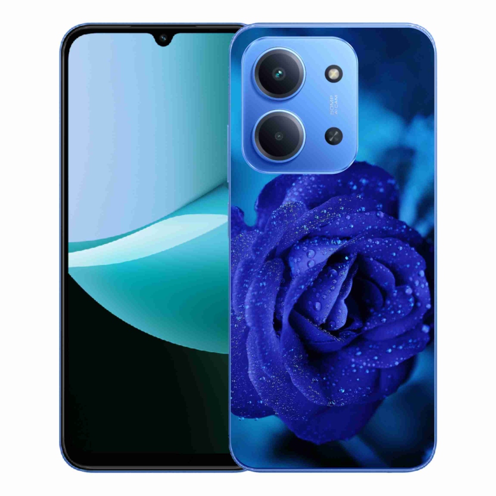 Gélový kryt mmCase na Xiaomi Redmi 15C 4G/5G (173mm) - modrá ruža