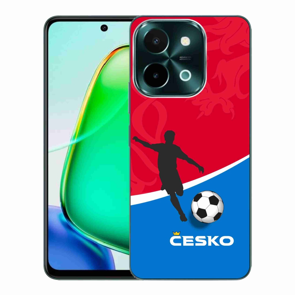 Gélový kryt mmCase na Vivo Y28 - futbal Česko